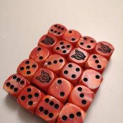 Dice - 20 Red dice with graphic