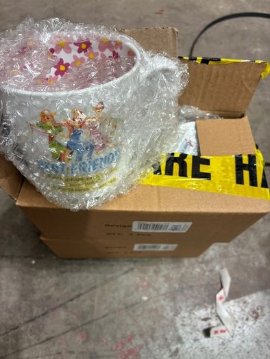 Variety of mugs and coasters