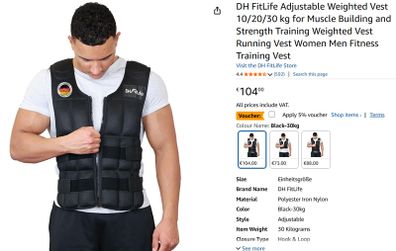 Weights vest