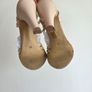 Beige Snakeskin Peep Toe Heels Size 40 EU Image 3