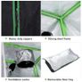 Mylar Hydroponic Grow Tent with Adjustable Vents and Floor Tray for Indoor Plant Growing Image 4