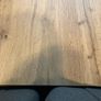 Large Extendable Solid Wood Table and Chairs - 6 Dark Grey Image 9