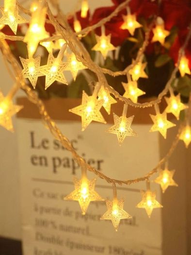 20ft 40 LED BatteryPowered String Lights, 2 Lighting Modes, Decoractive for Indoor Outdoor, Bedroom, Wedding, Party,Birthday, Valentine, Christmas, Tree Decoration