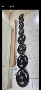 large brand new olympic weight set D
