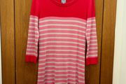 Joules striped dress with wool