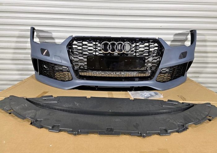 Complete front bumper for Audi A7 S7 4.5 15- 18 Facelift honey comb