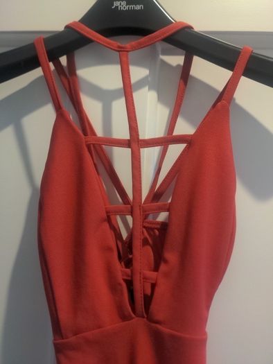Red bodysuit