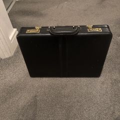 Black Leather Brief Case good as new