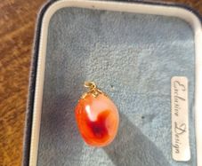 Vintage Polishes Agate Pendant