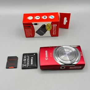 Canon IXUS 150 16MP Digital Camera - Red - Full Kit - 32GB SD