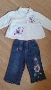Size - 9 to 12 Months - A Seriously Cute Jacket & Jeans Set from the "Children's Place" - E