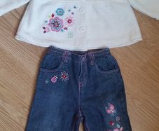Size - 9 to 12 Months - A Seriously Cute Jacket & Jeans Set from the "Children's Place" - E