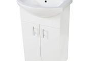 White Floor Standing Vanity Unit
