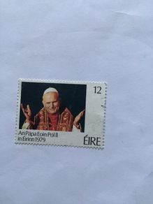 1979 Irish Stamp -  Pope John Paul 2
