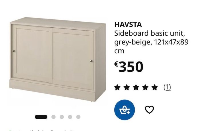 IKEA Havsta Unit grey - beige