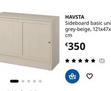 IKEA Havsta Unit grey - beige