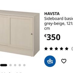 IKEA Havsta Unit grey - beige
