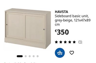 IKEA Havsta Unit grey - beige