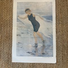 Antique Italian Poster 'Nereide'