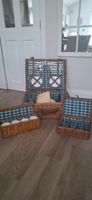 vintage picnic basket