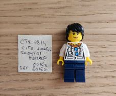 lego cty0814 city jungle scientist female, 60162, 60160