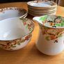 Antique China 32-Piece Tea Set Image 2