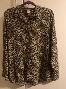 H&M Animal Print Blouse S16