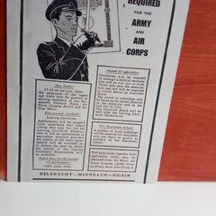 Irish Aircorps 1969 Reproduction Recruitment Notice Poster Ireland