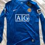Man United Retro Ronaldo Jersey Image 2