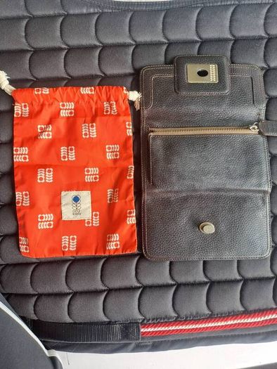 orla kiely leather wallet