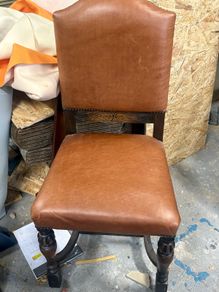 4x Solid Oak Dining Chairs