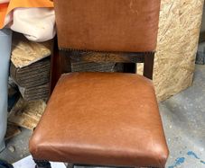 4x Solid Oak Dining Chairs