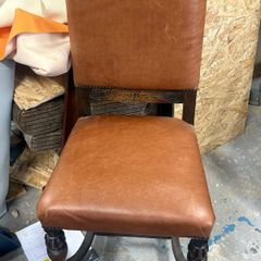 4x Solid Oak Dining Chairs
