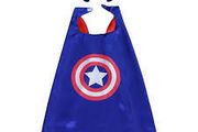 Captain America Superhero Cosplay Cape Boys Girls Costume with Mask Halloween Birthday Party for Year Gifts