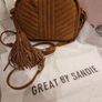 Brown Suede Bag Image 3
