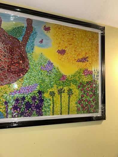 Modern Art high quality archival Giclee print "The Cats Back"