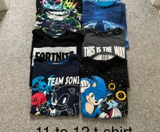 Boys 11 to 12 t shirt bundle