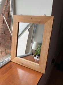 Mirror in wooden frame