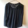 H&M black blouse (medium) Image 4