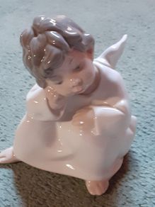LLADRO thinking angel