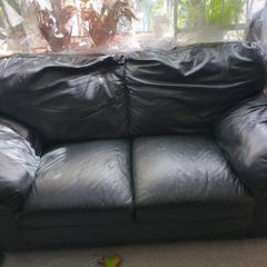 Leather couch