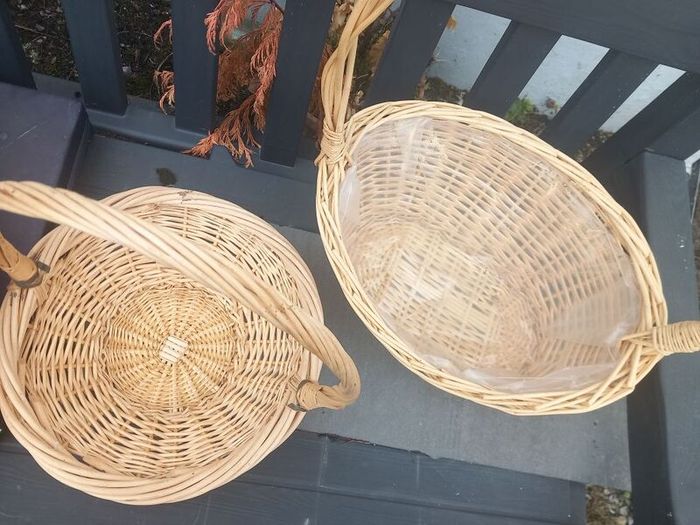 Bundle of 4 Wicker Baskets