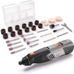 Rotary Tool, Cordless Rotary Tool 4V Power Potable Grinder with 31 Accessories and USB Cable for Recharging, Perfect for DIY Creation and Light Duty