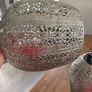 Silver/metal light shade Image 4