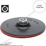 Glass Polish 12629 Hook and Loop Rotary Backing Plate, Rotary Sander, Rotary Polisher Backer | Thread: M14x2 | 125 mm Image 2