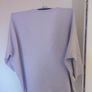 Aqua & Limone  Florence oversized plus size lilac top size UK24 EU52 Postage included Image 4