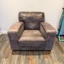 Armchair - Navy Leather Image 2