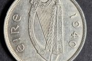 Ireland 1940 Silver Half crown