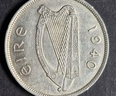 Ireland 1940 Silver Half crown