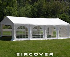 Waterproof 4m x 8m PVC Marquee Tent  Ground Bars